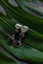 Navarro Official Sterling Silver Garnet Earrings - Navarro Official