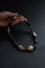 Navarro Official Agate, Garnet and  Mother of Pearl Necklace - Navarro Official
