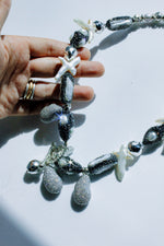Navarro Pearl and Crystal Necklace